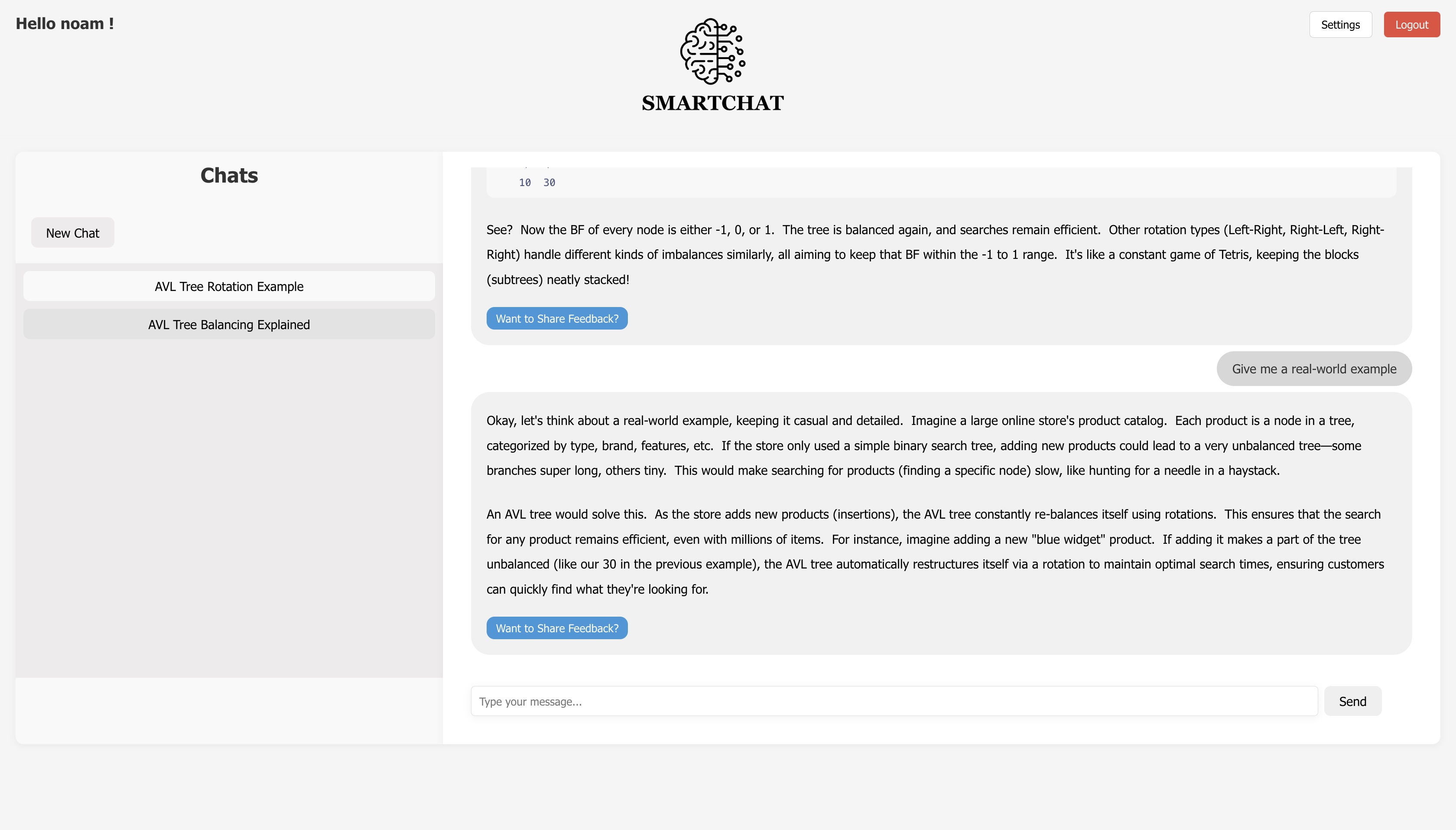 SmartChat Screenshot